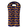 Hot Dog And Hamburger Pattern Print Double Neoprene Wine Tote