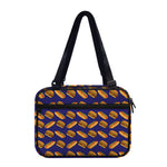 Hot Dog And Hamburger Pattern Print Double Strap Bible Bag