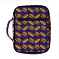 Hot Dog And Hamburger Pattern Print Front Pocket Bible Bag