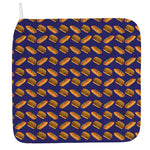 Hot Dog And Hamburger Pattern Print Hand Towel