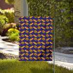 Hot Dog And Hamburger Pattern Print House Flag