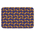 Hot Dog And Hamburger Pattern Print Indoor Door Mat