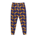 Hot Dog And Hamburger Pattern Print Jogger Pants