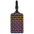 Hot Dog And Hamburger Pattern Print Luggage Tag