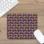 Hot Dog And Hamburger Pattern Print Mouse Pad