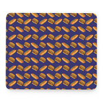 Hot Dog And Hamburger Pattern Print Mouse Pad
