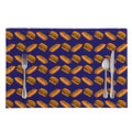 Hot Dog And Hamburger Pattern Print Placemat