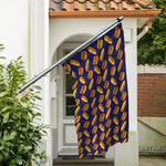 Hot Dog And Hamburger Pattern Print Polyester Flag