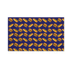 Hot Dog And Hamburger Pattern Print Polyester Flag