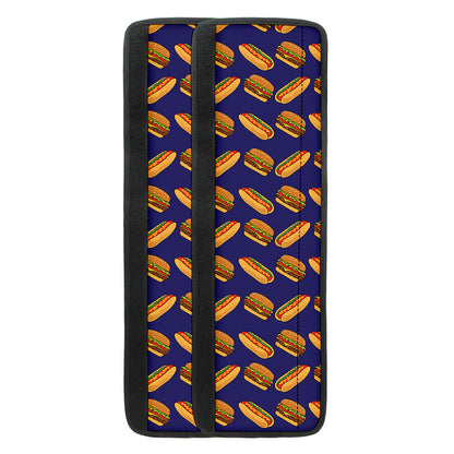 Hot Dog And Hamburger Pattern Print Refrigerator Handle Covers