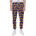 Hot Dog And Hamburger Pattern Print Joggers