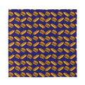 Hot Dog And Hamburger Pattern Print Silk Bandana