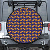 Hot Dog And Hamburger Pattern Print Tire Cover