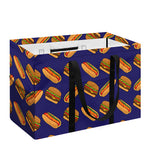 Hot Dog And Hamburger Pattern Print Utility Tote Bag