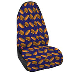 Hot Dog And Hamburger Pattern Print Waterproof Car Seat Cover