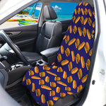 Hot Dog And Hamburger Pattern Print Waterproof Car Seat Cover