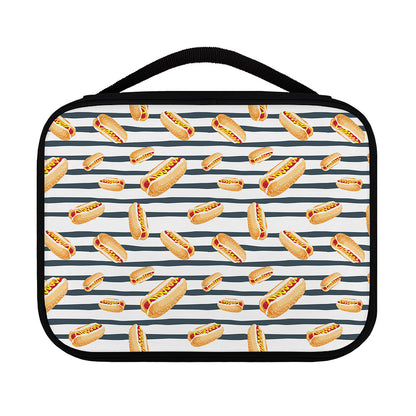 Hot Dog Striped Pattern Print Classic Bible Case