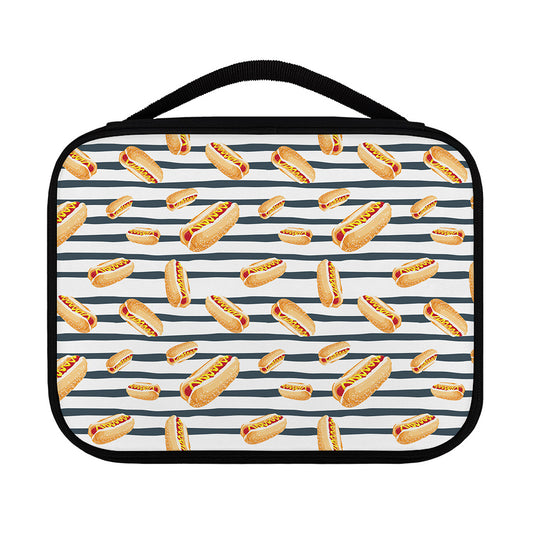 Hot Dog Striped Pattern Print Classic Bible Case