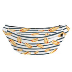 Hot Dog Striped Pattern Print Fanny Pack