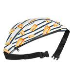 Hot Dog Striped Pattern Print Fanny Pack