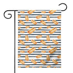 Hot Dog Striped Pattern Print House Flag