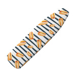 Hot Dog Striped Pattern Print Ironing Board Cover