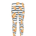 Hot Dog Striped Pattern Print Men's Leggings