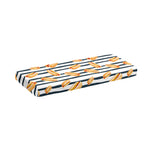 Hot Dog Striped Pattern Print Piano Keyboard Cover