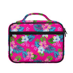 Hot Pink Aloha Hibiscus Pattern Print Briefcase Bible Bag