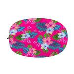 Hot Pink Aloha Hibiscus Pattern Print Car Side Mirror Covers