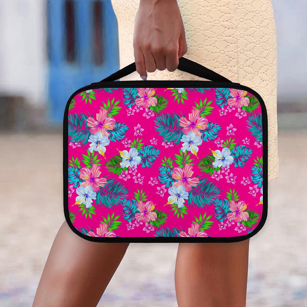 Hot Pink Aloha Hibiscus Pattern Print Classic Bible Case