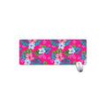 Hot Pink Aloha Hibiscus Pattern Print Extended Mouse Pad