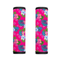 Hot Pink Aloha Hibiscus Pattern Print Handle Covers