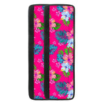Hot Pink Aloha Hibiscus Pattern Print Refrigerator Handle Covers