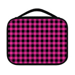 Hot Pink And Black Buffalo Check Print Classic Bible Case