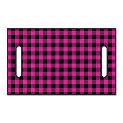 Hot Pink And Black Buffalo Check Print Golf Cart Seat Cover