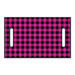 Hot Pink And Black Buffalo Check Print Golf Cart Seat Cover