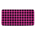 Hot Pink And Black Buffalo Check Print Towel