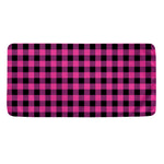 Hot Pink And Black Buffalo Check Print Towel