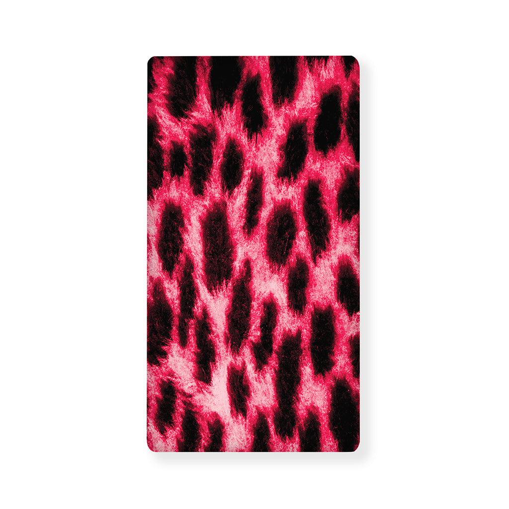 Hot Pink And Black Cheetah Print Baby Crib Sheet