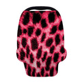 Hot Pink And Black Cheetah Print Baby Seat Cover