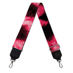 Hot Pink And Black Cheetah Print Bag Strap