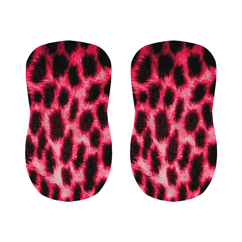 Hot Pink And Black Cheetah Print Bar Stool Covers