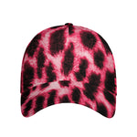 Hot Pink And Black Cheetah Print Baseball Cap