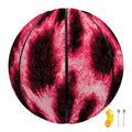 Hot Pink And Black Cheetah Print Basketball