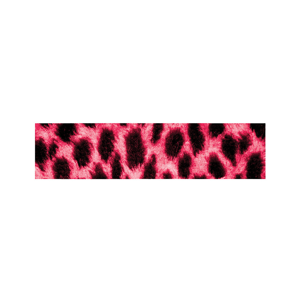 Hot Pink And Black Cheetah Print Bed Runner
