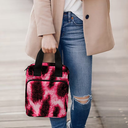 Hot Pink And Black Cheetah Print Bible Tote Bag