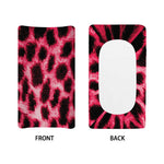 Hot Pink And Black Cheetah Print Changing Pad Cover