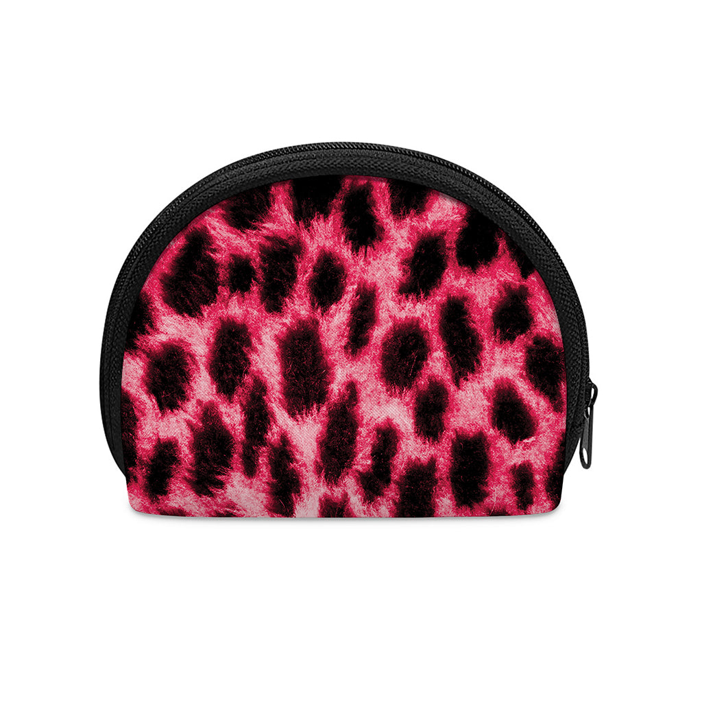 Hot Pink And Black Cheetah Print Coin Purse