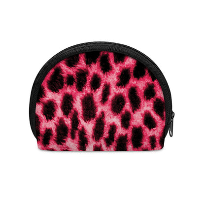 Hot Pink And Black Cheetah Print Coin Purse